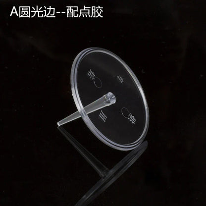 DecorBites™ Cake Stands Decoration Bracket Set - 20pcs Clear Plastic Fondant Holders