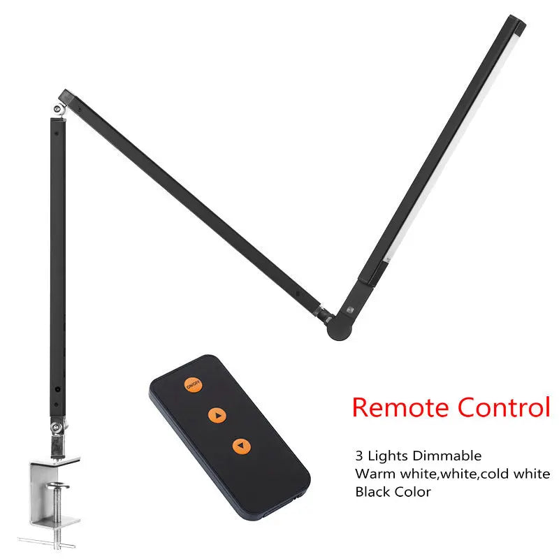DecorBites™ Clip LED Desk Lamp with Touch Dimmer for Office and Reading