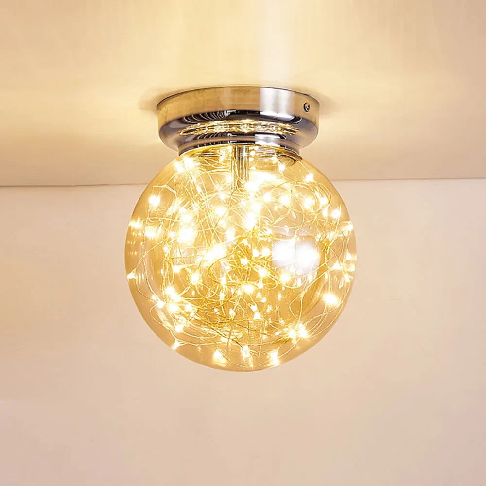DecorBites™ Gypsophila LED Ceiling Light: Modern & Nordic Style for Indoor Decor