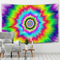 Decobites Psychedelic Mandala Wall Hanging Tapestry Boho Decor Hippie Tapestries