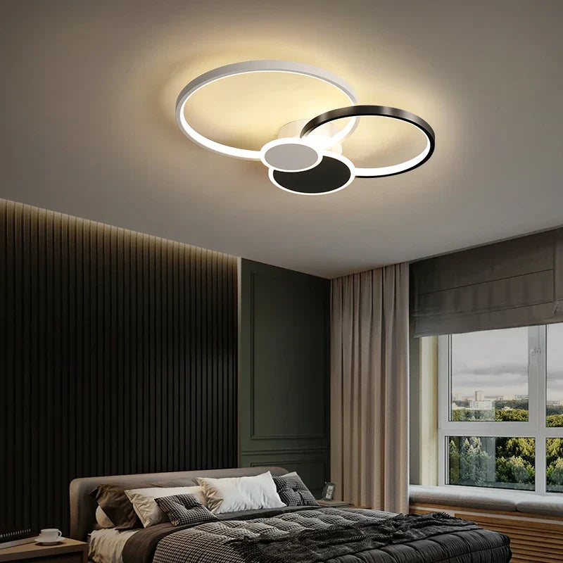 Decorbites™ Lámpara de techo LED de araña para sala de estar, dormitorio, comedor, accesorios de iluminación interior para salón