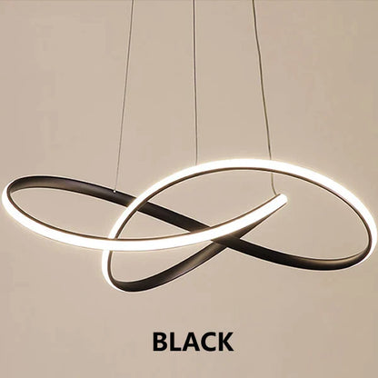 DecorBites™ LED Irregular Aluminum Acrylic Chandelier for Dining Room Pendant Lighting