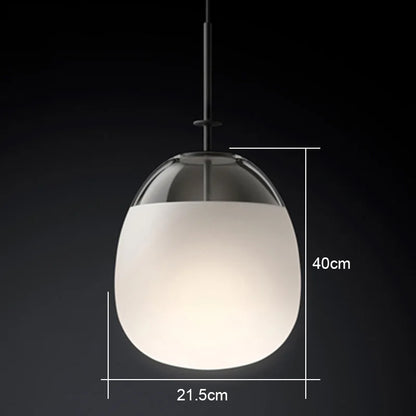 DecorBites™ Glass Flying Saucer Chandelier - LED Hardware Pendant Lighting for Living Room