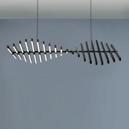 DecorBites™ LED Chandelier: Modern Nordic Loft Hanging Light for Living Room, Restaurant, Bar