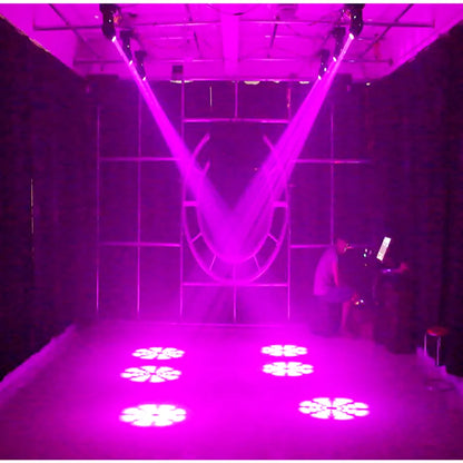 DecorBites™ 75W LED Spot Moving Head DJ Beam Light with Gobo & Color Wheel