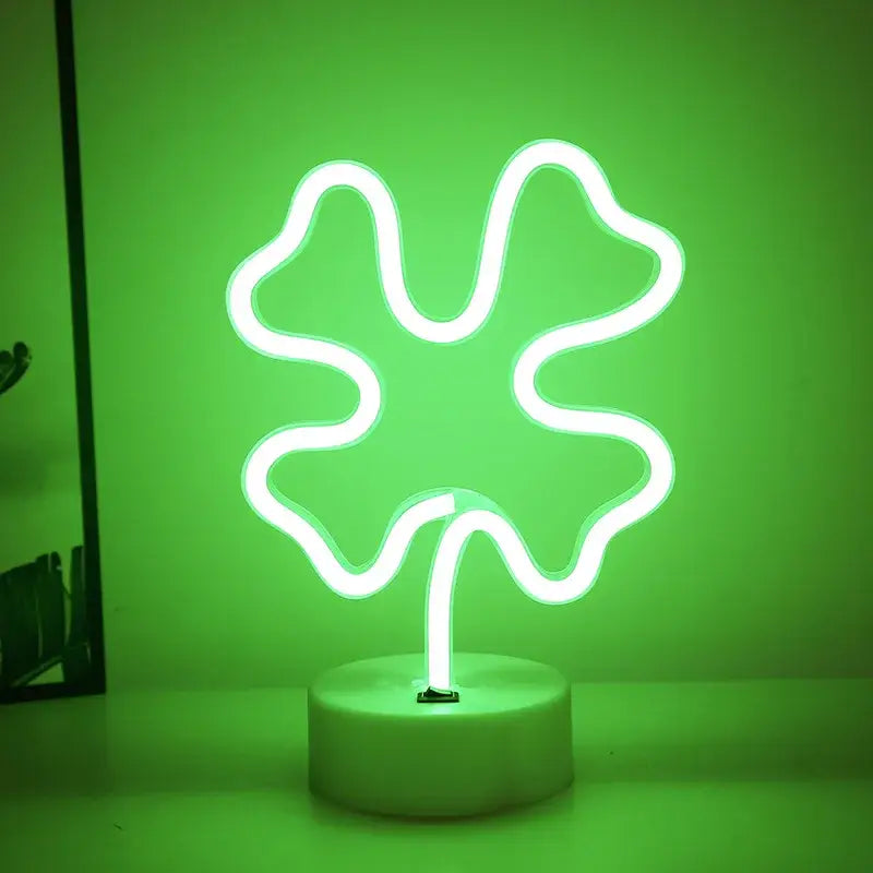 DecorBites™ USB LED Neon Sign Light Holiday Flamingo Night Lamp Xmas Party Wedding Decoration Home Gift cloud Heart