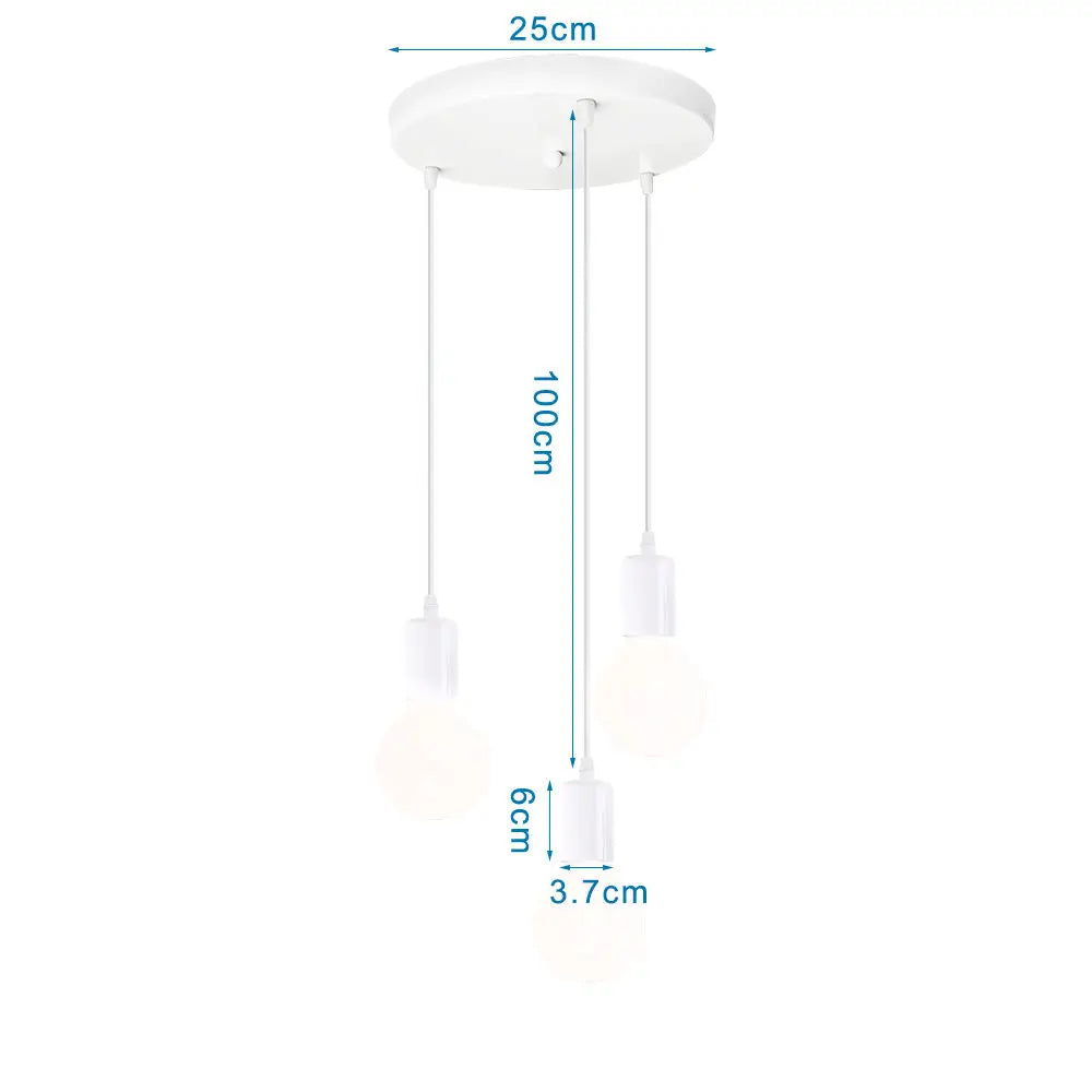 DecorBites™ Iron Cage Pendant Lights | Modern Ceiling Chandelier for Living Room & Kitchen