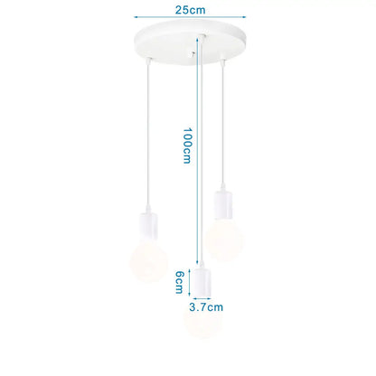 DecorBites™ Iron Cage Pendant Lights | Modern Ceiling Chandelier for Living Room & Kitchen