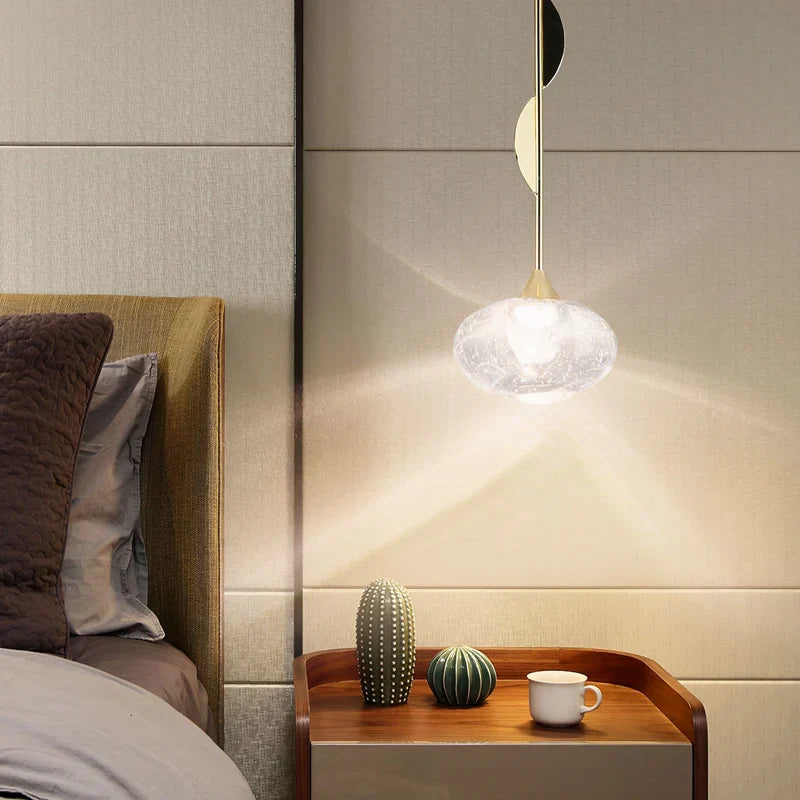 DecorBites™ Bubble Crystal Pendant Light: Modern Kitchen Dining Room Hanging Lamp for Home Decor