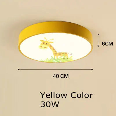 DecorBites™ Kids Cartoon Acrylic Ceiling Light with Remote Control LED Girl Children's Room Lighting