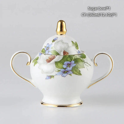 Juego de azucarero y cremera DecorBites™ de porcelana fina