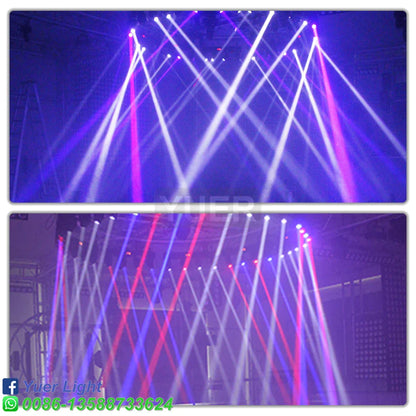 Decorbites™ 4 Cabeza Cree RGBW Mini Luz de Cabeza Móvil para DJ, Escenario y Bar