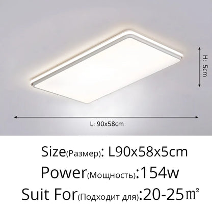 DecorBites™ LED Ceiling Lamps: Modern Dimmable Lights for Living Room, Dining Room, Bedroom