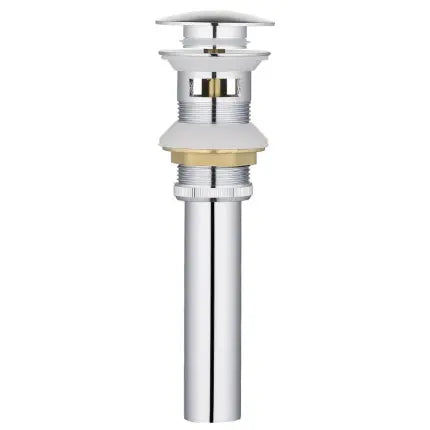 DecorBites™ Brushed Gold Pop-Up Drain Stopper for Bathroom Sink Vessel Vanity