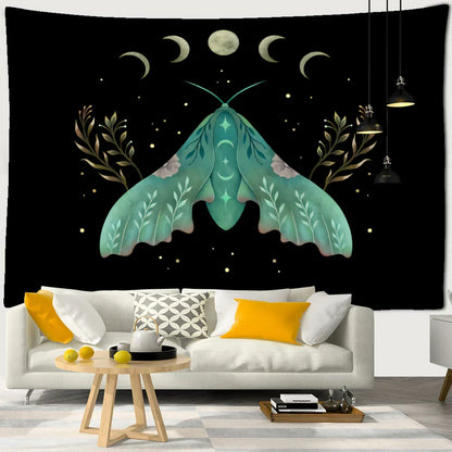 Decobites Butterfly Tapestry: Bohemian Hippie Psychedelic Wall Hanging for Home Decor