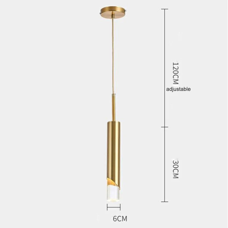 DecorBites™ LED Pendant Lamps Acrylic Chandelier for Kitchen Island, Living Room, Office