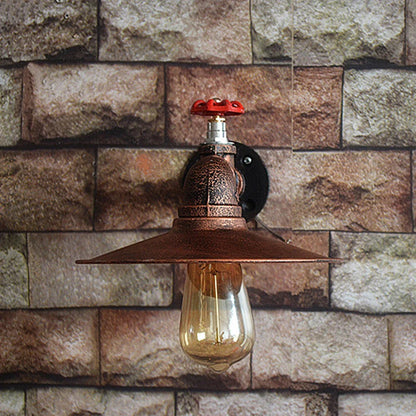 Decorbites™ Industrielle Eisen Rost Wandlampen Retro Vintage E27 LED Wandleuchte