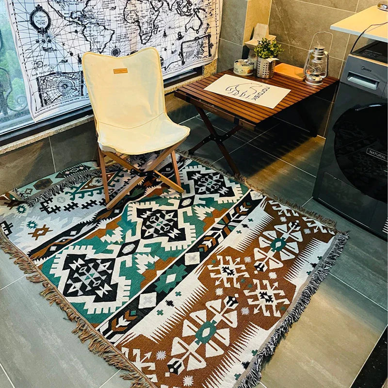 DecorBites™ Bohemian Knit Throw Blanket