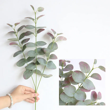DecorBites™ Large Eucalyptus Artificial Leaves Wall Decor for Home Shop Garden Party