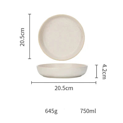 DecorBites™ Ceramic Morandi Bowl - Single Soup and Rice Bowl