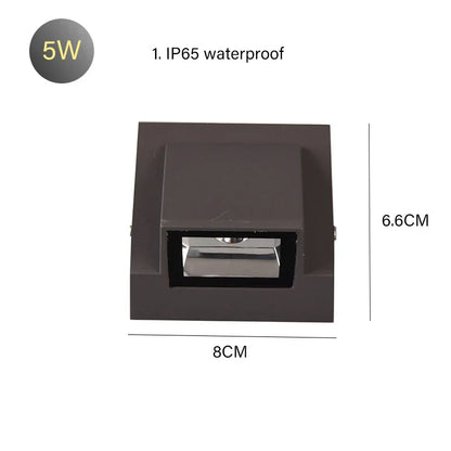 DecorBites™ 12W Outdoor/Indoor Motion Sensor LED Wall Lamp Waterproof Aluminum Sconce Light