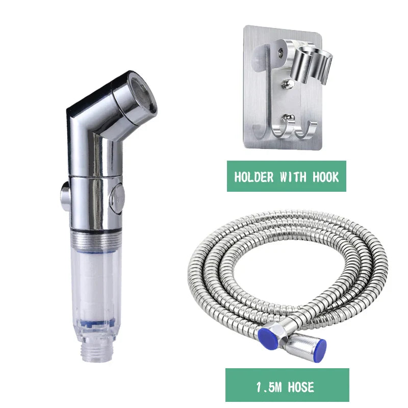 DecorBites™ High Pressure Portable Spray Gun Bidet Faucet Kit