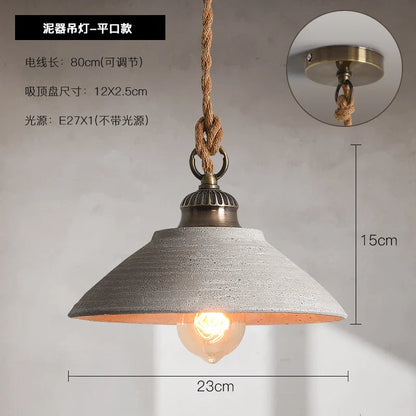 DecorBites™ Cement Loft Style Industrial Pendant Light LED Luminaria