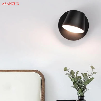 DecorBites™ LED Wall lamps Modern Black White bedroom bedside living room decorative light