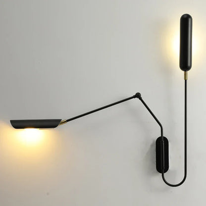 DecorBites™ Industrial Loft Wall Lamp: Creative Long Arm Bedside Reading Light