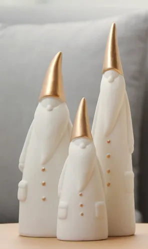 DecorBites™ Ceramic Santa Claus Figurines Set for Christmas Home Decor