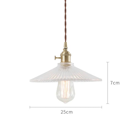 Lámparas Colgantes de Vidrio Decorbites™: Estilo Nórdico Japonés, Lámpara LED Industrial Vintage para Hogar, Bar, Café