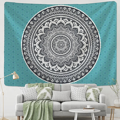 DecorBites™ Bohemian Mandala Wall Hanging Tapestry for Home Decor and Yoga