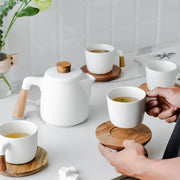 Ceramic Glass Tea Set