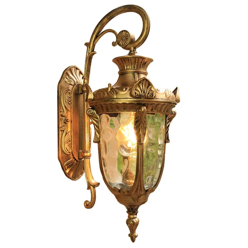 DecorBites™ Bronze LED Outdoor Wall Lamp Classical Retro Sconces for Home Aisle