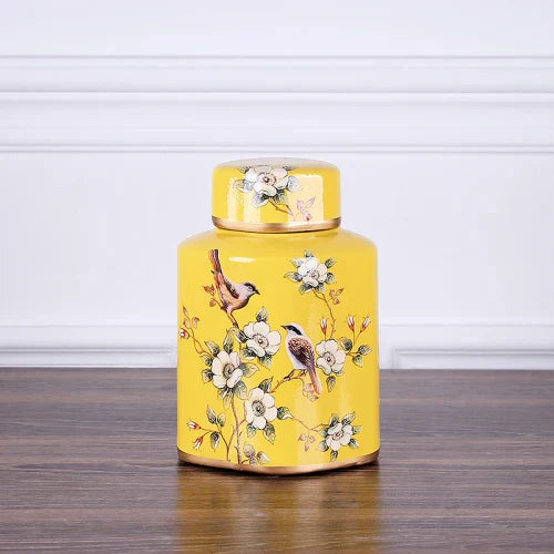 مزهرية خزفية ريفية من DecorBites™: جرة ديكور منزلي زهرية لغرفة المعيشة وطاولة الطعام