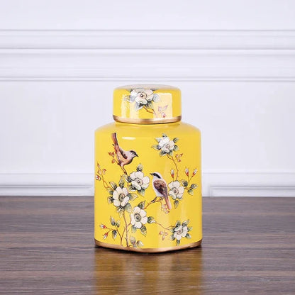 مزهرية خزفية ريفية من DecorBites™: جرة ديكور منزلي زهرية لغرفة المعيشة وطاولة الطعام