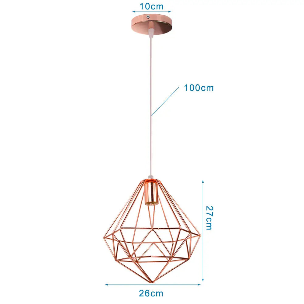 DecorBites™ Industrial Pendant Lights E27 LED Hanging Lamp Modern Loft Lighting for Home