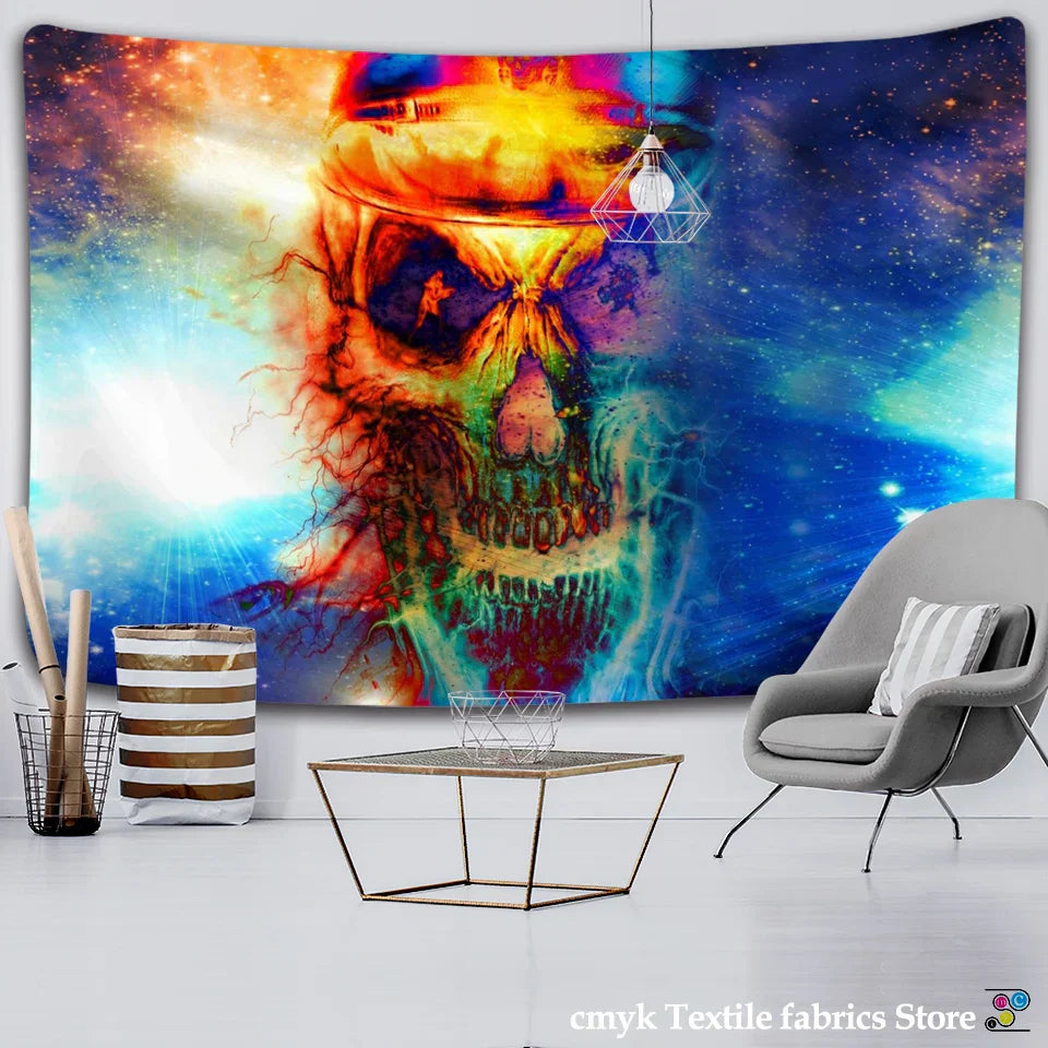 Decobites Trippy Tapestry Hippie Wall Hanging for Witchcraft Decor