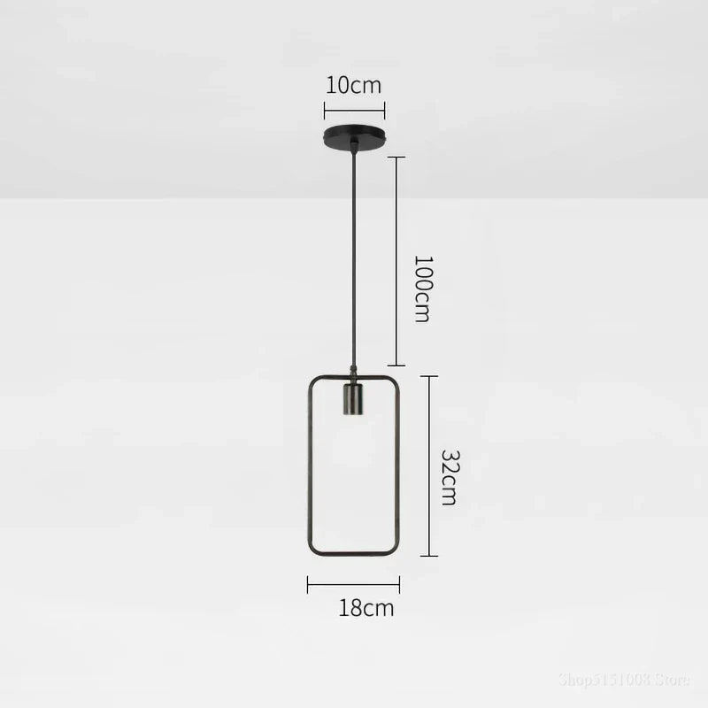 DecorBites™ Industrial Nordic Retro Pendant Lights for Home and Bar Chandelier.