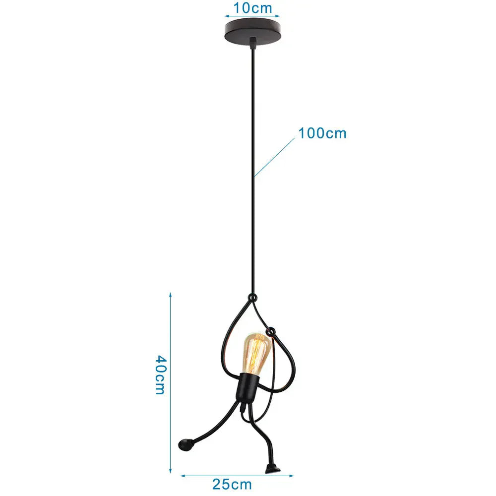 DecorBites™ Industrial LED Pendant Ceiling Light for Home Living Room Kitchen Decor