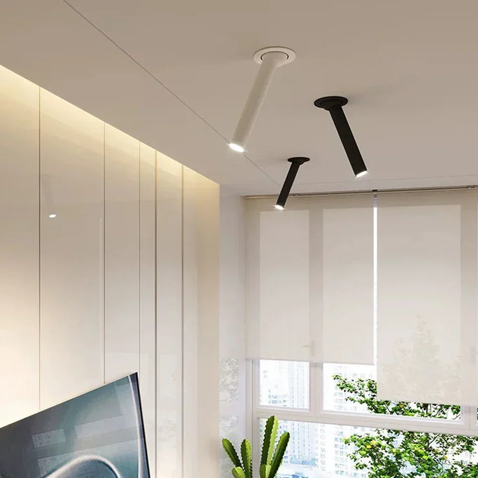 DecorBites™ 5W LED Bar Ceiling Spotlight: Modern High-Quality Adjustable Indoor Lighting