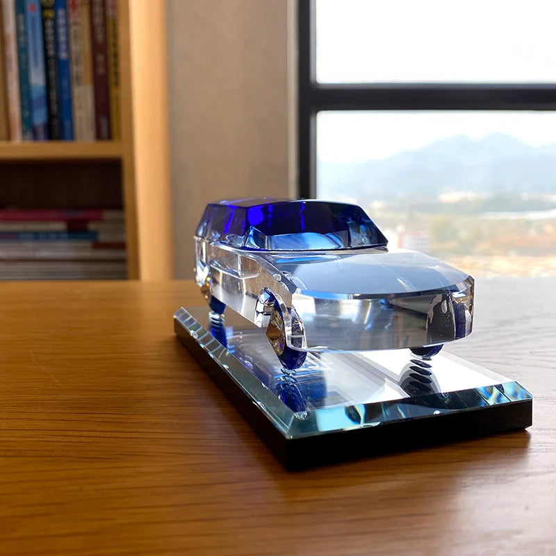 DecorBites™ Figura de coche de cristal, adorno de mesa, regalo