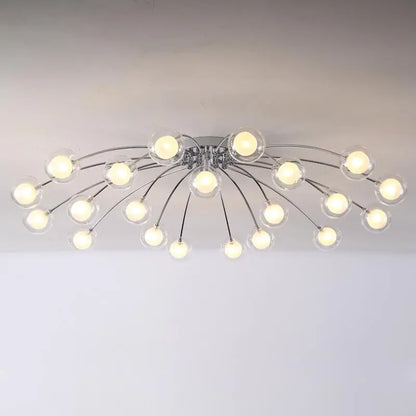 DecorBites™ LED Glass Chandelier for Modern Home Decor