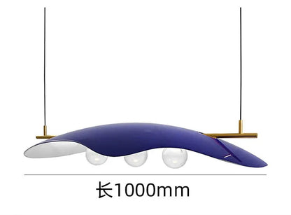 DecorBites™ Glass Bubble Chandelier LED Nordic Design for Home Room in Blue