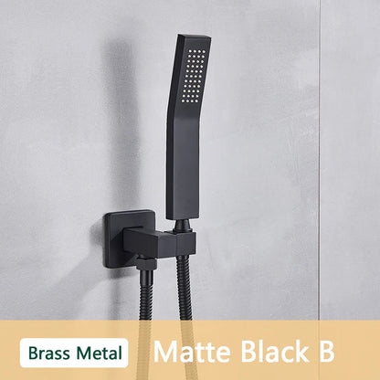 دش يدوي DecorBites™ مصنوع من بلاستيك ABS مع خرطوم وحامل | دش يدوي مثبت على الحائط