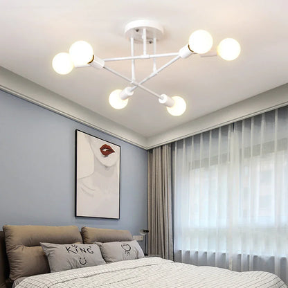 DecorBites™ LED Metal Chandeliers for Living Room - Stylish Ceiling Light for Home Decor