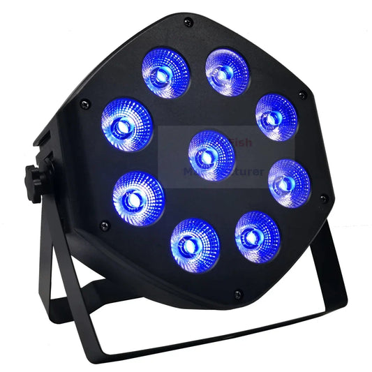 إضاءة بار LED RGBW بقدرة 9×10 واط من ديكوربايتس™ للحفلات الصغيرة وإضاءة المسرح