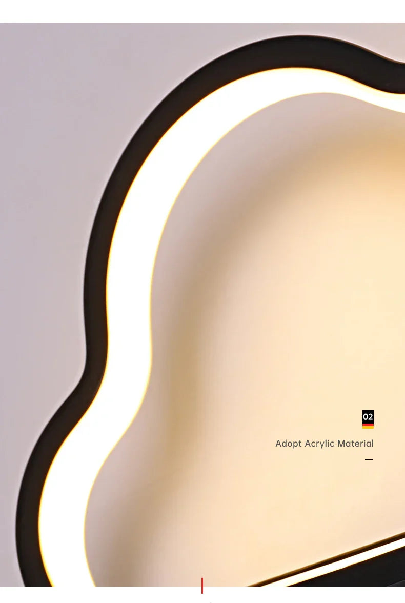 DecorBites™ Clouds Wall Lamp: Modern Nordic Kids' Room Sconce – Creative Boy/Girl Bedroom Lighting