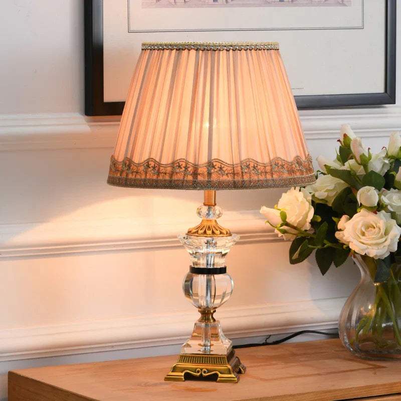 DecorBites™ Crystal Table Lamps - Modern Luxury Desk Lights for Home and Hospitality