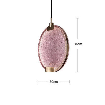 DecorBites™ Brass Pendant Light: Minimalist Glass Round Loft Lamp for Cafe & Bar